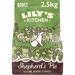 Lilys Kitchen Made with Natural Ingredients Adult Dry Dog Food Shepherds Pie Balanced Recipe 2kg Bag