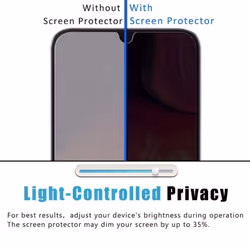 For Samsung Galaxy A13 A14 A24 A34 A54 A33 A53 A52 A73 A12 A23 A32 A51 A71 A15 A25 A35 A55 A50 S20 FE Privacy Tempered Glass Screen Protector - A34 5G