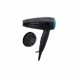 Remington Travel Hair Dryer (Diffuser, Concentrator, Folding Handle, Lightweight Compact Design, Worldwide Voltage, 2 H