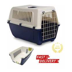 Rosewood Portable Pet Carrier Cat Puppy Travel Cage Dog Carry Basket Blue