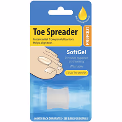 6X Profoot Soft Gel Toe Spreader Align Toes And Bunion Pain Soften Prevent Corns