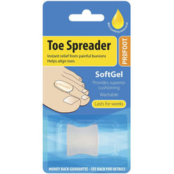 2X Profoot Soft Gel Toe Spreader Align Toes And Bunion Pain Soften Prevent Corns