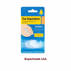 2 X Profoot SoftGel Toe Separators Toes Corn/Calluses Relief With Mineral Oil