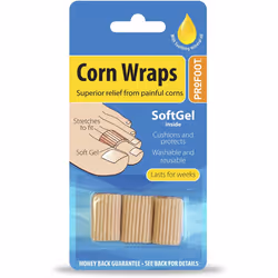Profoot Corn Wraps  Soft Gel Cushions Protects Painful Corns