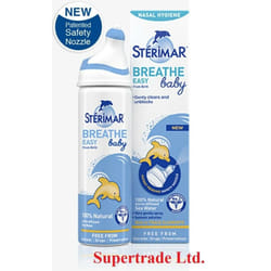 Sterimar Breathe Easy Baby Nasal Hygiene Spray 100% Natural Sea Water - 50ml