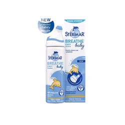 3 X Sterimar Breathe Easy Baby Nasal Hygiene Spray 100% Natural Sea Water - 50ml