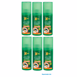 6 x Xpel Mosquito & Insect Repellent Pump Spray Tropical Formula 70ml