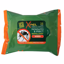 3x Xpel 25 Repellent Wipes