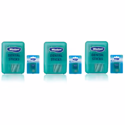 Wisdom Fresh Effect Mint Fluoride Dental Sticks - 100 Woodsticks X 3