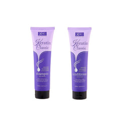 Xpel XHC Keratin Classic Shampoo & Conditioner Smooths Silky - 300ml