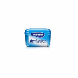 Wisdom Denture Box Dental Storage Case Container - 2 Boxes