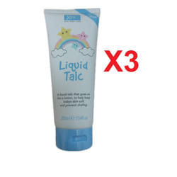 Liquid Talc 200ml XBC Xpel BodyCare for soft skin  preventChafting X 3