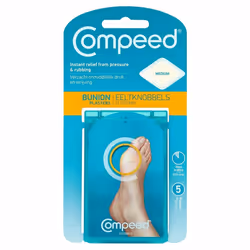Compeed Bunion Plasters 5s - Instant Relief from Pressure & Rubbing Medium