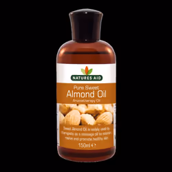 2 X Natures Aid Almond Oil Pure Sweet Almond Oil Massage Oil Suited To Dry Sensitiv