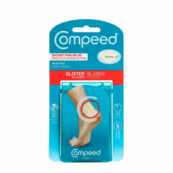 Compeed Extreme Blister plaster, Medium x5, Heals Fast