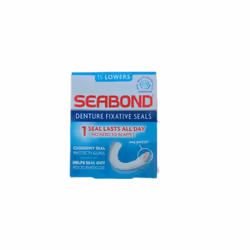 3 X Seal Denture Adhesive Fixative Seabond AllDay StrongHold 15 Lowers