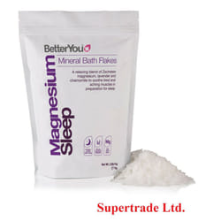 2 X BetterYou Magnesium Sleep Bath Flakes With Relaxing Essential Oils - 1kg
