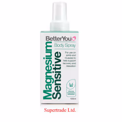 2 X BetterYou Magnesium Oil Sensitive Body Spray For Joints & Muscles - 100ml