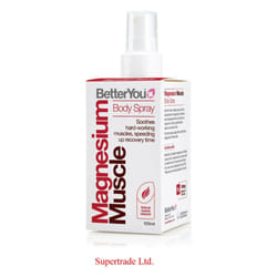 2 X BetterYou Magnesium Muscle Body Spray Soothes Hard-Working Muscles - 100ml