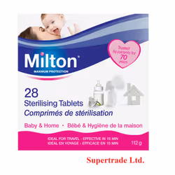 6 X Milton Sterilising Tablets Baby Bottles Teats Spoons - 28 Tablets (112g)
