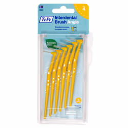 TePe Angle Interdental Brush, Yellow 0.7mm (6 Pieces/Packet) X 2