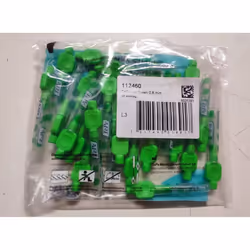 TEPE Original Interdental brush Green Colours | Pack of 25 Brushes