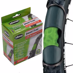 2 x Bike Inner Tubes 27.5 x 1.90-2.125 650B Mountain Bikes Schrader Valves Filled To Instantly Seal And Repair Punctures