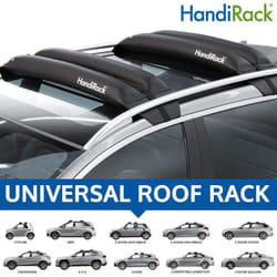 HandiWorld HRACK HandiRack Universal Car Roof Rack; Quick Fit Heavy-duty Roof Bars (Black)