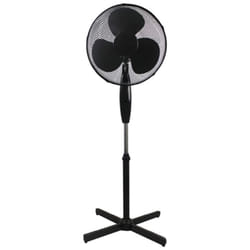Prem-I-Air 16 Inch Black Oscillating Pedestal Fan with 3 Speed Settings