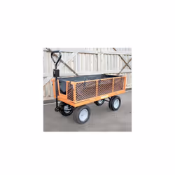 Sherpa Large Utility Garden Trolley Cart with Puncture Proof Tyres and Liner SLGT3