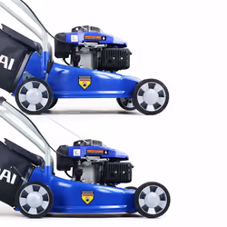Hyundai 79cc 4-stroke Petrol Push Rotary Lawn Mower 40cm cutting width Bundled With 1/2 Ltr Oil HYM400P