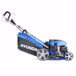 Hyundai HYM460SPE 4-Stroke Petrol Lawnmower Self Propelled Electric Push Button Start 46cm /18 inch Cutting width