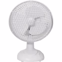 Prem-I-Air 6 White Desktop Fan with 2 Speed Settings