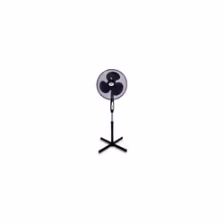 Prem-I-Air 16 Inch Oscillating Pedestal Fan with 3 Speed Settings with Remote - BLACK