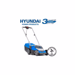 Hyundai HYM40LI330P 40V Lithium-Ion Cordless Battery Powered Roller Lawn Mower 33cm Cutting Width With Battery & Charger