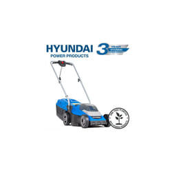 Hyundai HYM40LI330P 40V Lithium-Ion Cordless Battery Powered Roller Lawn Mower 33cm Cutting Width With Battery & Charger