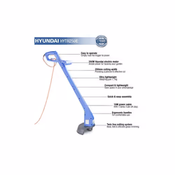 Hyundai HYTR250E 250W 25cm Electric Grass Trimmer