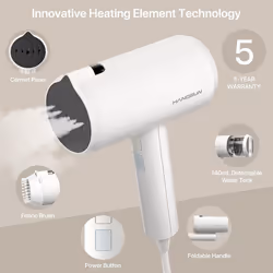 Hangsun 1200W Portable Handheld Clothes Garment Steamer GS500