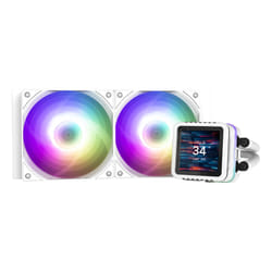 Zalman ALPHA2 DS A24 WHITE computer cooling system Processor All-in-one liquid cooler 12 cm 1 pc(s)