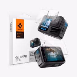 Spigen Glas.tR SLIM HERO13 Black Screen Protector, Screen protector, Transparent