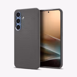 Spigen Galaxy S25 Case Liquid Air Marble Gray