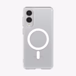 Spigen Ultra Hybrid (MagFit) Galaxy S25 Edge Case Clear White, Cover, Samsung, Galaxy S25 Edge, 17 cm (6.7"), Transparent, Wh ...