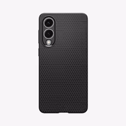 Spigen Liquid Air Galaxy S25 Edge Case Matte Black, Cover, Samsung, Galaxy S25 Edge, 17 cm (6.7"), Black