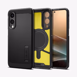 Spigen Tough Armor AI (MagFit) Galaxy S25 Edge Case Black