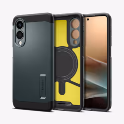 Spigen Tough Armor AI (MagFit) Galaxy S25 Edge Case Abyss Green