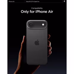 Spigen Optik Pro EZ Fit iPhone Air Lens Protector Black - Additional view 5