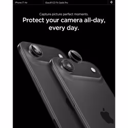 Spigen Optik Pro EZ Fit iPhone Air Lens Protector Black - Additional view 6