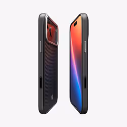 Spigen Enzo Aramid T (MagFit) iPhone 17 Pro Max Case Black Silver - Additional view 3