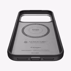 Spigen Enzo Aramid T (MagFit) iPhone 17 Pro Max Case Black Silver - Additional view 6