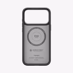 Spigen Enzo Aramid T (MagFit) iPhone 17 Pro Max Case Black Silver - Additional view 7